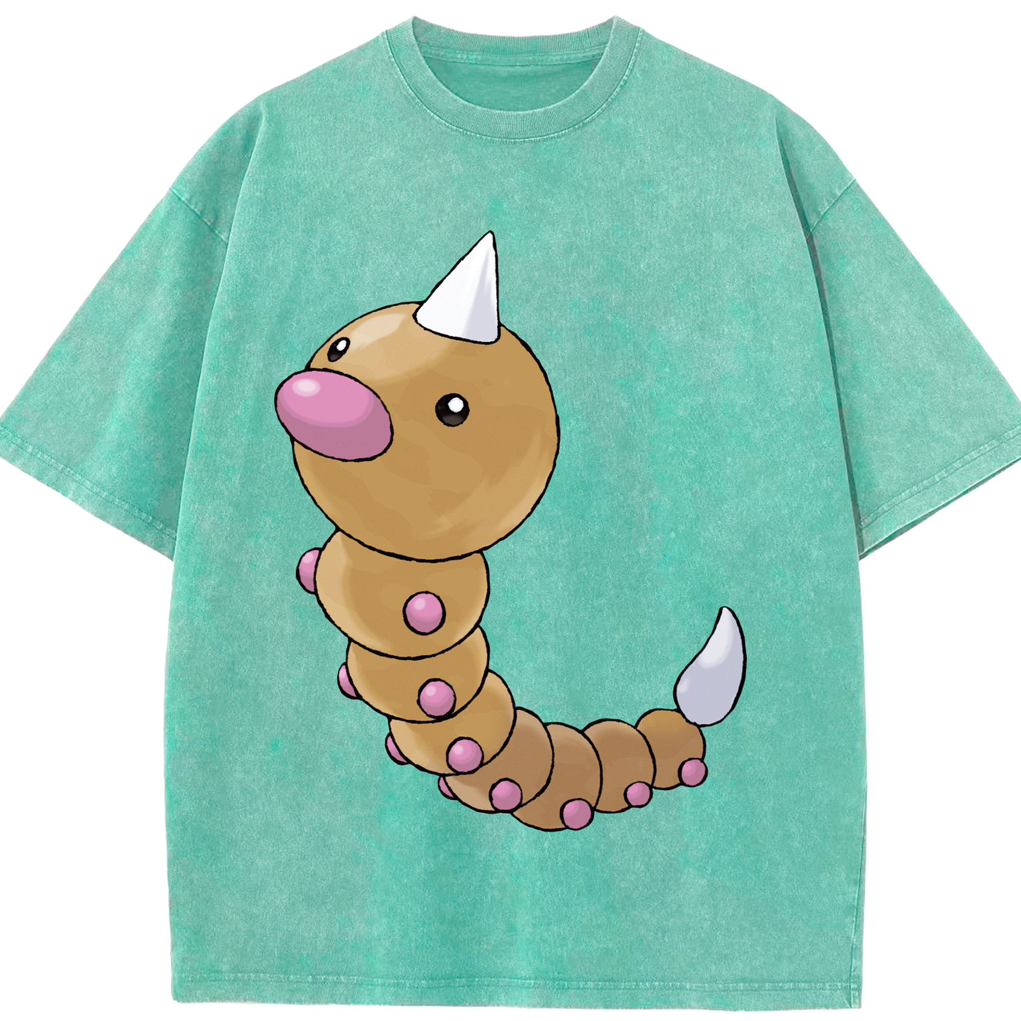 （画像用） ポケットモンスター Pokémon 綿100% ヴィンテージ風 半袖Tシャツ（フロントプリント）